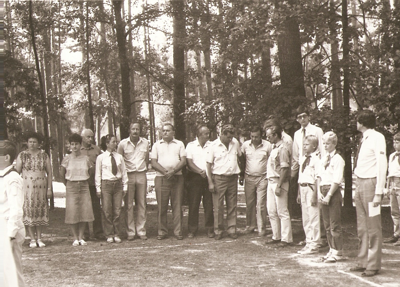 ROK 1985 - slavnostní zahájení tábora